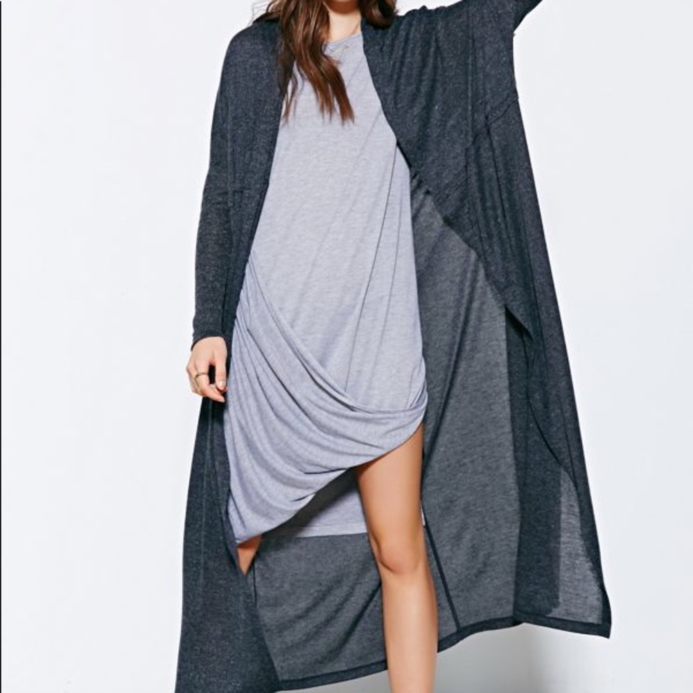 silence + noise long duster cardigan